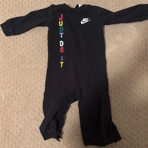 Nike Kids Black One Piece with Colorful Lettering